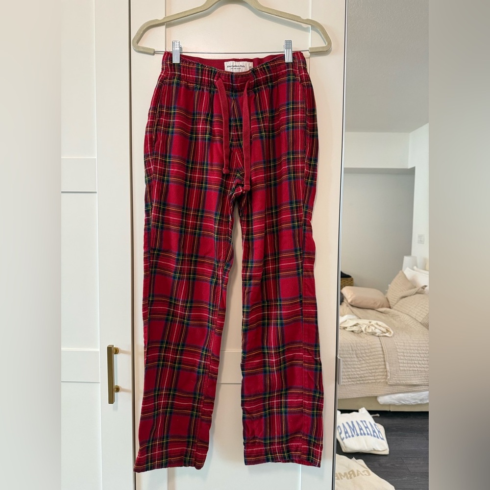 Abercrombie & Fitch Soft Sleep Christmas Pajama Pant Flannel sz XS